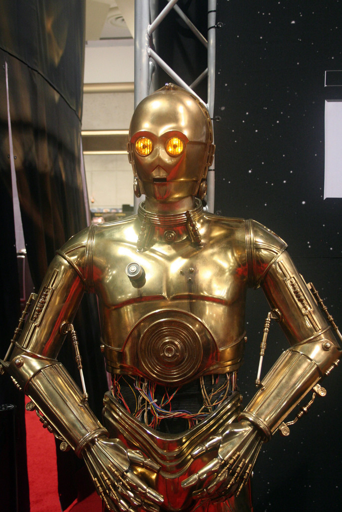 C3P0 Model at Comic-Con by Ewen Roberts