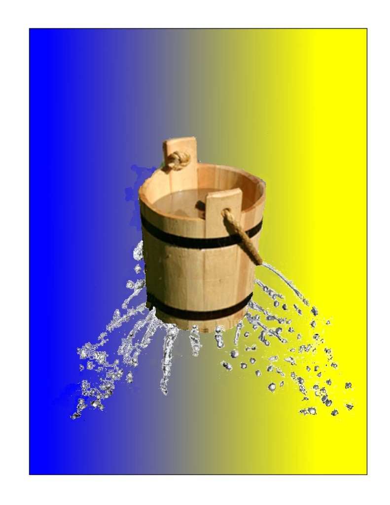 It is hard to fetch water using a leaky bucket (bucket picture by Gregor Scheer www.gnu.org)