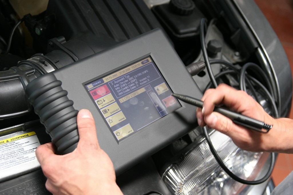 Modern car repair is guided by IoT on board diagnostics