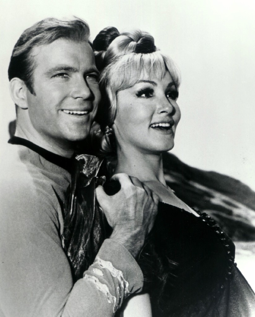William Shatner and Julie Newmar of Star Trek by NBC television